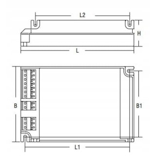 Statecznik elektroniczny TCI BCQR 218 2x18W / 2x16,5W