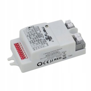 Czujnik ruchu LED mikrofalowy 800W regulowany Merrytek MC030SL łatwy montaż