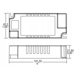 Zasilacz LED ECO FLAT 40W 800-1050mA