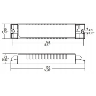 Zasilacz LED ATON PRO 22W /125-500mA BI