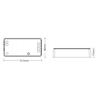 Miboxer FUT039S Sterownik LED RGB CCT 2,4GHz Milight