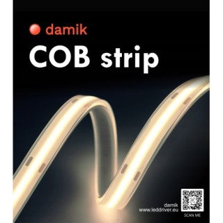 Taśma LED Neon COB 24V 5m rolka 320led/m BARWA BIAŁA NEUTRALNA 8mm 4000K