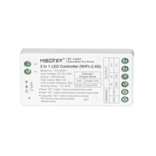 MiBoxer FUT035W+ Sterownik taśma LED CCT 12–24V ściemnianie Tuya 1-strefowy