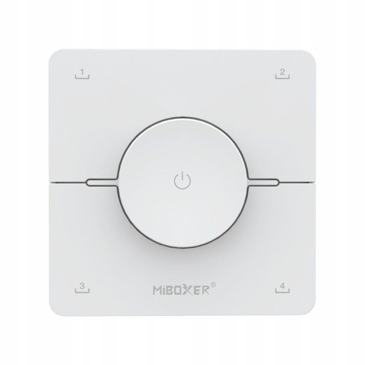 MiBoxer K0 ścienny przycisk 2.4GHz Biały bezprzewodowy Milight