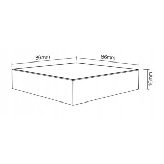 MiBoxer B1 Pilot LED Jasność 4-strefowy 2.4GHz Dotykowy panel biały Milight