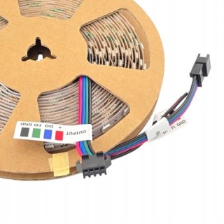 Cyfrowa taśma LED RGB SPI 5050 24V 60 LED/m 12W/m IP20 5m