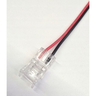 DAMIK złączka łącznik konektor taśmy LED COB 8mm strip to wire 15cm przewód