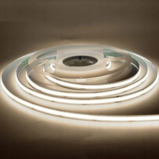 DAMIK Taśma LED COB 24V 10W/m 4000K CRI80, 320 LED/m, 5m, IP20
