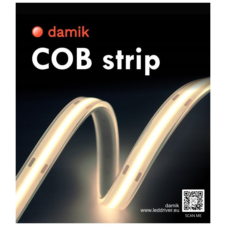 Taśma LED Neon COB 24V 1m 320led/m BARWA BIAŁA NEUTRALNA 8mm 4000K
