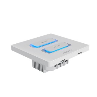 MiBoxer ESR2-W Przełącznik 2-GANG 2 strefy ściemniacz 2.4G 230V Biały