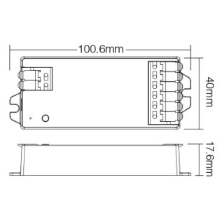 MiBoxer E3-RF sterownik LED 3w1 (RGB RGBW RGB+CCT) 2.4GHz RF Szybkozłączka