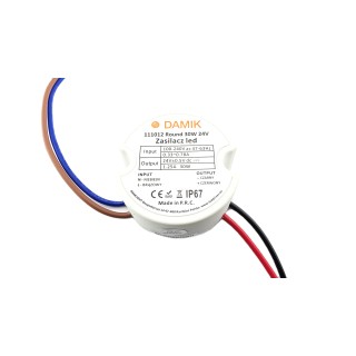 Zasilacz do taśm LED DAMIK Round 24V 30W IP67 - leddriver.eu