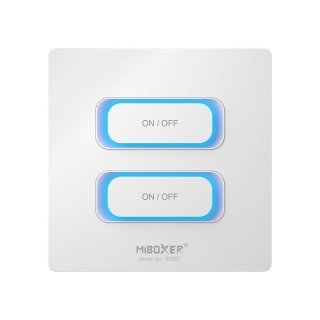 MiBoxer ESR2T-W Inteligentny przełącznik 2-GANG 2.4GHz Biały