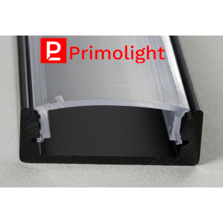 PrimoLight Slim anodized aluminum profile black - leddriver.eu