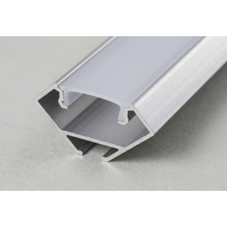PrimoLight Aluminum corner profile silver - leddriver.eu