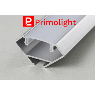 PrimoLight Aluminum corner profile silver - leddriver.eu