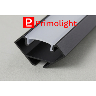 PrimoLight Aluminum corner profile silver - leddriver.eu