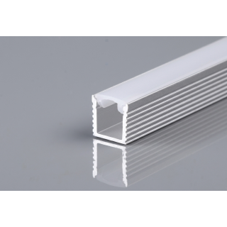 PrimoLight LED aluminum profile high silver - leddriver.eu