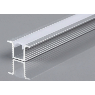 PrimoLight Recessed Aluminum Profile Silver - leddriver.eu