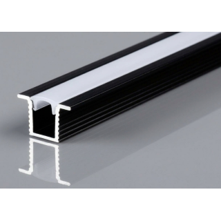 PrimoLight Profil aluminiowy LED wpuszczany czarny - leddriver.eu