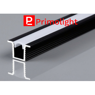PrimoLight Profil aluminiowy LED wpuszczany czarny - leddriver.eu
