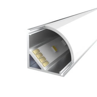 PrimoLight Profil aluminiowy LED narożny srebrny - leddriver.eu
