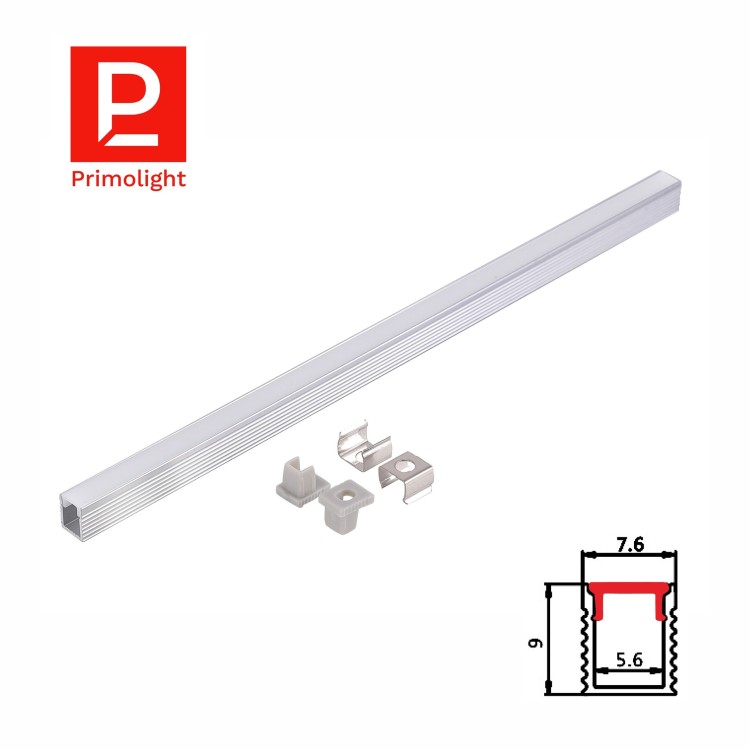 PrimoLight LED aluminum profile high silver - leddriver.eu