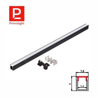 PrimoLight Profil aluminiowy LED wysoki czarny - leddriver.eu