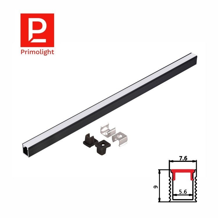 PrimoLight Aluminum profile high black - leddriver.eu