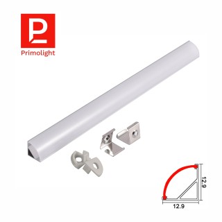 PrimoLight Aluminum corner profile silver - leddriver.eu