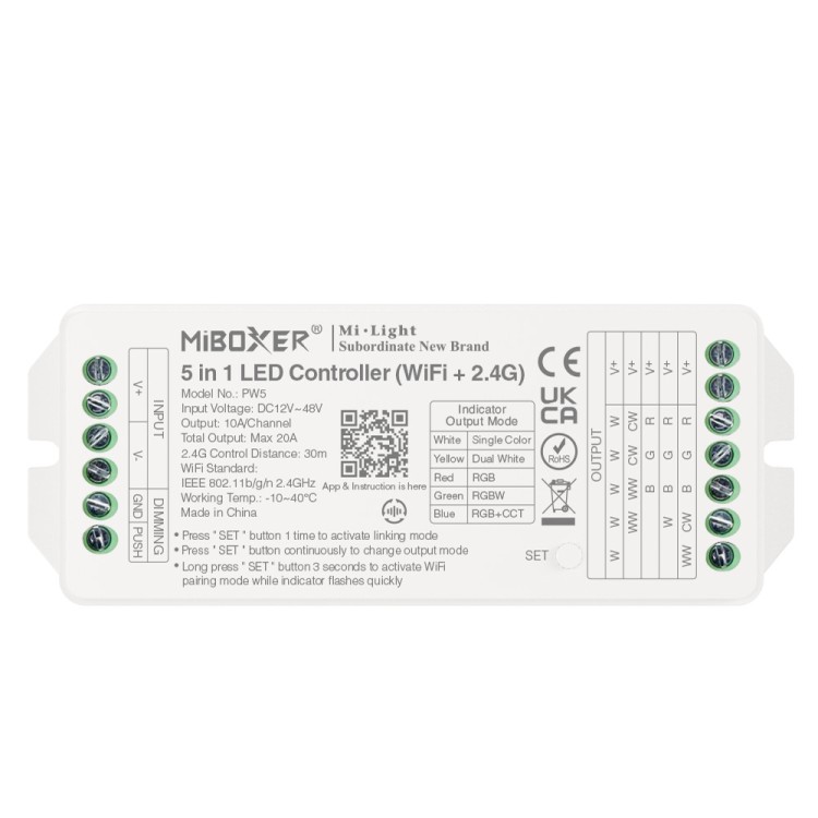 MiBoxer PW5 LED Controller - leddriver.eu