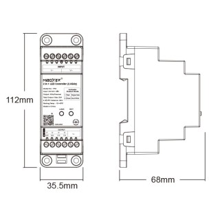 MiBoxer TR2 LED driver for DIN rail - leddriver.eu