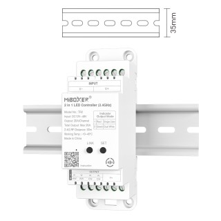Sterownik LED MiBoxer TR2 na szynę DIN- leddriver.eu