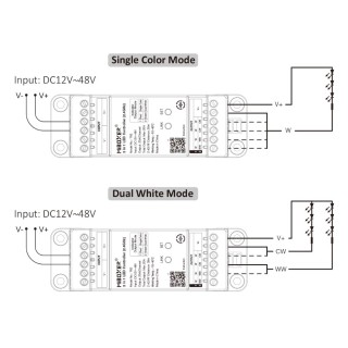 Sterownik LED MiBoxer TR2 na szynę DIN- leddriver.eu