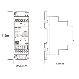 MiBoxer TW5 DIN Rail LED Controller - leddriver.eu