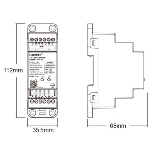 MiBoxer TZ5 DIN Rail LED Controller - leddriver.eu