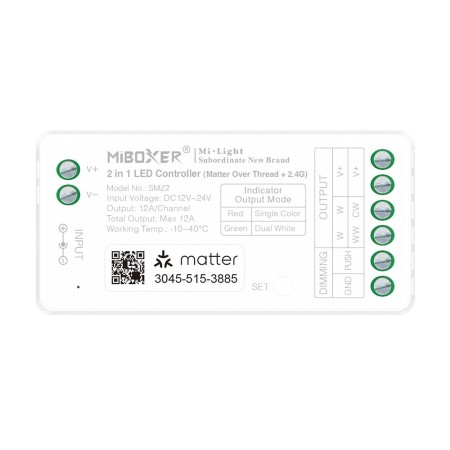MiBoxer SMZ2 Sterownik LED Matter over Thread - leddriver.eu