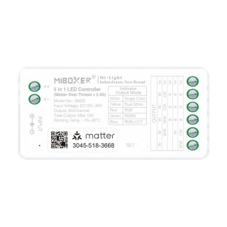 MiBoxer SMZ5 Sterownik LED 5w1 Matter over Thread - leddriver.eu