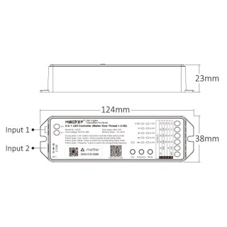 MiBoxer MLZ5 Sterownik LED Matter over Thread - leddriver.eu