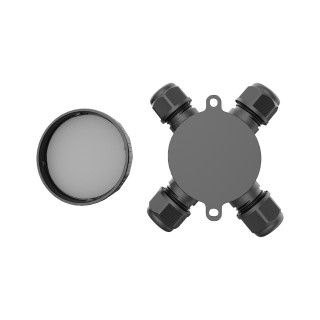 DAMIK ROUND CLOX 4T 2-2 IP68 450V Puszka Łączeniowa Hermetyczna Czterodrożna X